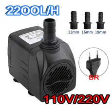 Bomba D'água Para Aquário De 2200L/H Bomba D'água Para Piscina De Lago Ornamental