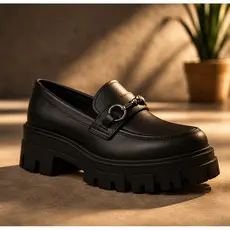 Sapatilha Feminina  Mocassim Sapato Oxford Blogueira Moda Lançamento Tratorado