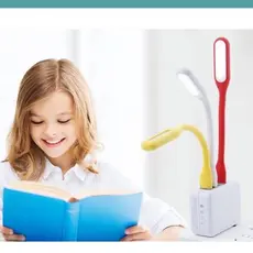 Mini Lâmpada Flexível Usb Led Usb Para Mesa De Acampamento / Leitura Usb / Lâmpada De Leitura Para Banco De Potência