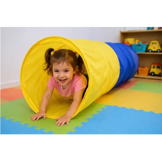 Túnel Centopeia De Bagum Lúdico Infantil 2m X 50cm Nacional