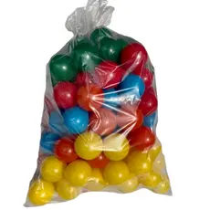 Pacote com 100 bolinhas para piscina - Colorida/ rosa e roxa