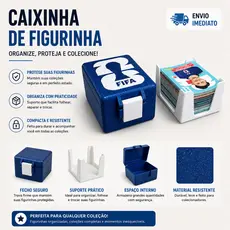 Caixa para 150 Figurinhas da Copa {Personalizável} | Organizador Álbum FIFA
