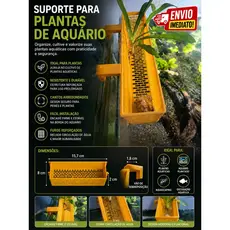 Suporte para Plantas de Aquário | Cesta Aquática