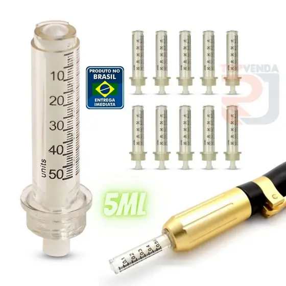 Seringa Para Caneta Pressurizada Intradermo 0,5ml Envio Imediato