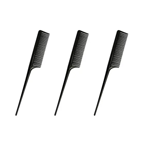 Kit 3 Pente de Cabo fino- Ideal para corte e tintura.