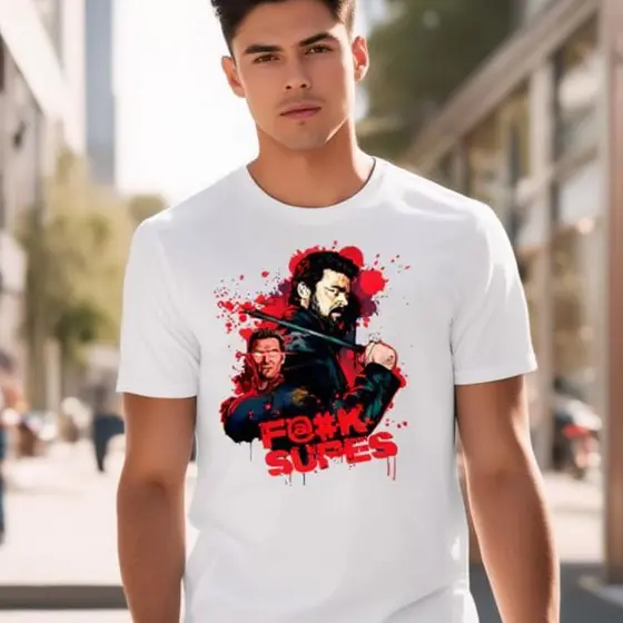 Camiseta Geek Qualidade Premium Séries The Boys 30.1 Malha Penteada Arte 109 -CASL.