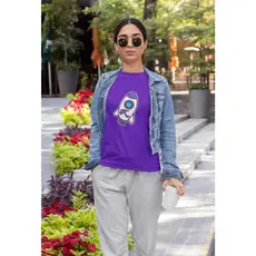 Camiseta Katlen zoom boom irmã da Emilly Vick Youtuber camisa roxa