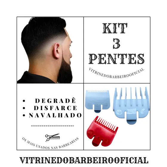 Kit Disfarce e Navalhado 0,5 1,0 1,5 Profissional