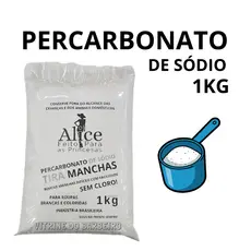 Percarbonato De Sódio 1kg Removedor De Manchas Uso Doméstico