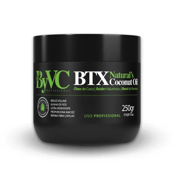 Botox Sem Formol Redutor de Volume Selante Capilar 250grs BTX Naturals ByVC