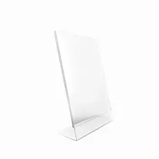 Display Acrilico Em L A4/A5/A6 Balcão Mesa Cardápio