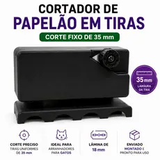 Cortador Papelão Arranhador Gato Produção Rápida DIY
