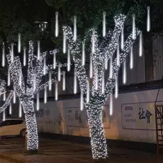 Cascata de Led c/8 tubos para Natal e Festas Cores Variadas ((( 110v )))