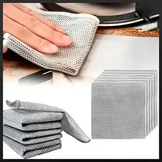 Kit 5 Panos Metálicos Limpeza Fogão Bancada Não Arranha