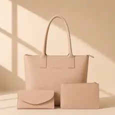 Bolsa Sacola Angik + Necessaire + Carteira Angik Gaby Show