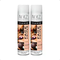 Kit 02 Face Primer Spray Fixação de Alta Durabilidade A Prova D'água Neez Profissional