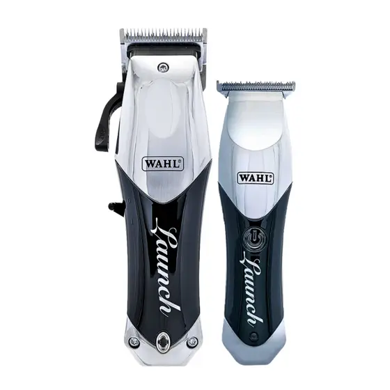 Combo Máquina de Corte e Acabamento Wahl Launch Bivolt – Íons de Lítio