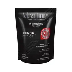 Pó Descolorante Queratina Azul Ação Imediata Profissional Maxilluring 300g