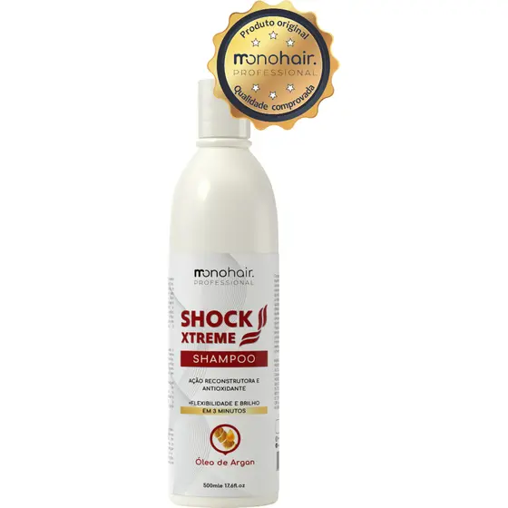 Shampoo Shock Xtreme Regenerador Nutritivo 500ml - Original Monohair