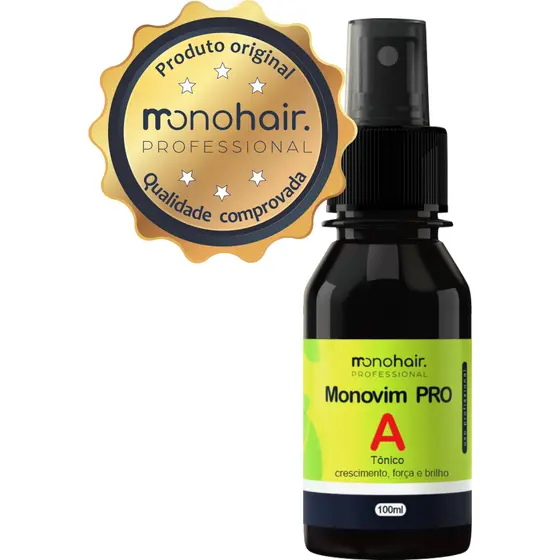 Tônico Monovim Pro A - Crescimento Acelerado - Original Mono Hair