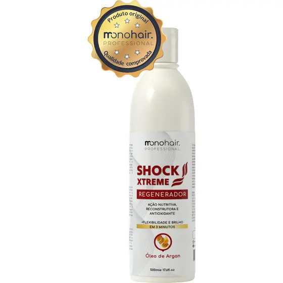 Regenerador Nutritivo com Oléo de Argan Shock Xtreme 500ml