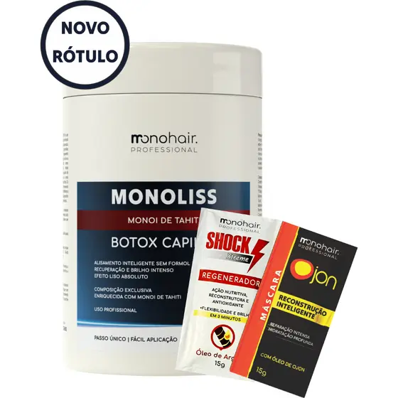 Btx Botox Capilar Monoliss Monoi de Tahiti 1kg - Mono Hair
