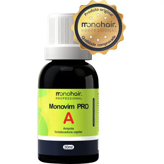 Monovim Pro A Ampola Original Crescimento + Força + Brilho 30ml - Autorizado pela Anvisa