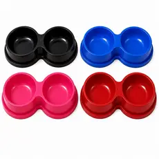 Pote Racao Comedouro e Bebedouro Duplo Pet 280ml Anti Formiga Para Cachorro e Gato