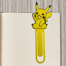 Marcador Pagina Livro Caderno POKEMON PIKACHU BOOKMARK Criativo Leitura Divertido personalizado iMPRE