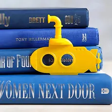 Marcador Pagina Livro Caderno SUBMARINO BOOKMARK Criativo Leitura Divertido personalizado