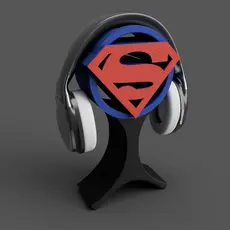 Suporte Fone Ouvido Mesa Headset Gamer Super homem com e sem fio pc Universal Display Rack