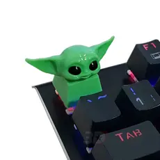 Key Cape Tecla Artesanal STAR WARS BABY YODA Teclado Personalizado Gamer Decorativo
