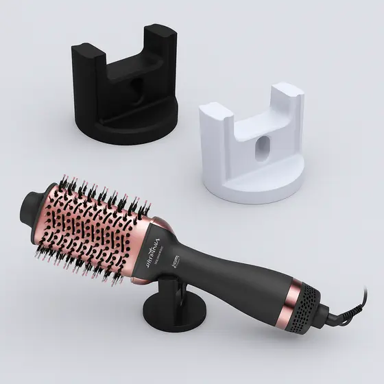 Suporte Descanso de Mesa para Escova de Cabelo Elétrica Universal