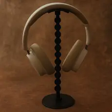 Suporte Fone Ouvido MINIMALISTA ESPIRAL Mesa Headset Gamer com e sem fio pc