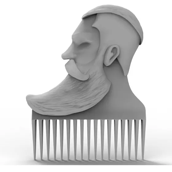 Pente Escova De Bolso Carteira Minamilista CRIATIVO Cabelo Barba Masculino Feminino Portátil Curto