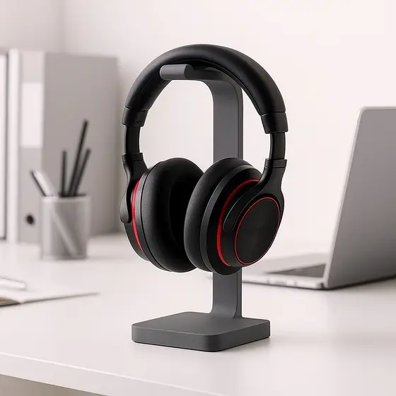 Suporte Fone Ouvido Mesa UNILATERAL Headset Gamer com e sem fio pc Universal Display Rack