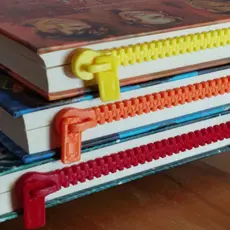 Marcador Pagina Livro Caderno ZIPER DIVERTIDO BOOKMARK Criativo Leitura Divertido personalizado