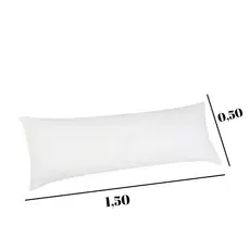 1 Travesseiro De Corpo Xuxão Siliconado 1,50 X 50cm Luxo Casa