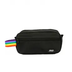 necessaire feminina masculina preta bolsa de mao necessaire de mao