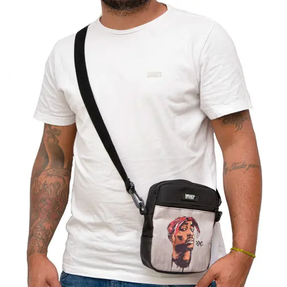 mini shoulder bag 2 pac rap personalizada