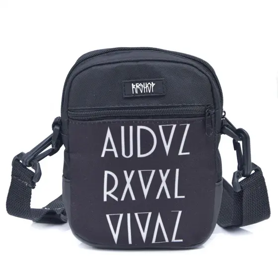 Bolsa transversal e chest bag masculina e feminina AUDAZ REVEL VIVAZ