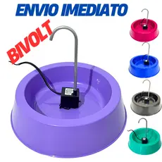 Kit Bebedouro Fonte automática Pet, Bombinha submersa Bivolt, gato, cachorro, aquário