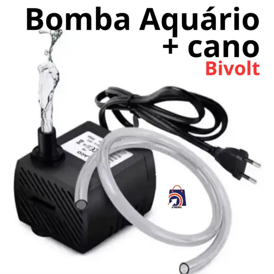 Bomba Aquário, bebedouro, chafariz Silenciosa Compacta Lavável Bivolt
