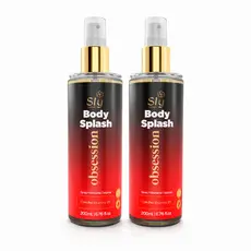 02 Body Splash Colônia Feminina 200ml Fragrância Perfume Cosméticos Mulher Beleza Moda