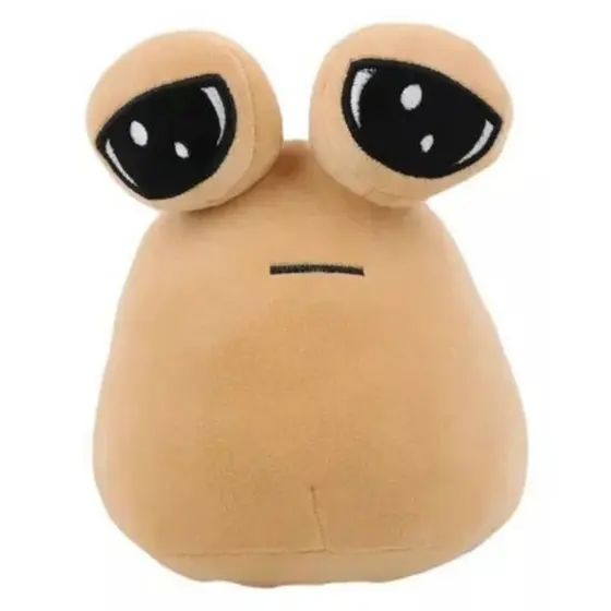 Brinquedo De Pelúcia Pou Triste Feliz 22cm