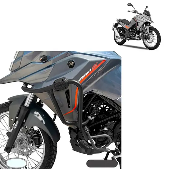 Protetor Motor com Pedaleira Dafra NH190 NH 190 / NH300 NH 300       2020 Em Diante - Scam