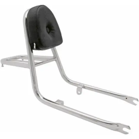 Bagageiro Cromado Com Encosto Suzuki Intruder 125    2008 a 2016 - Chapam
