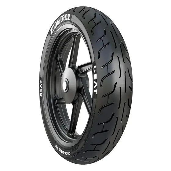 Pneu traseiro Ceat 130/70-18 sem camara 63H Royal Enfield Interceptor Roda liga leve