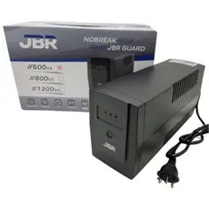 No break JBR Guard 600 600VA entrada e saída de 220V preto