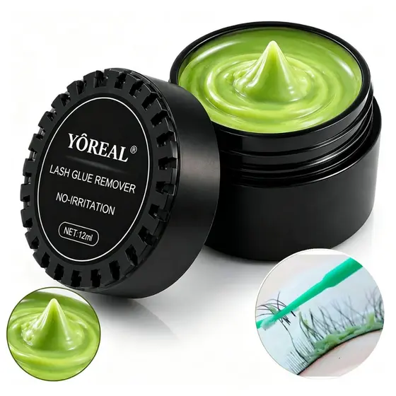 Removedor De Cola Para Extensão de Cilios Funmix 12g Creme Fragência Geleia Jelly